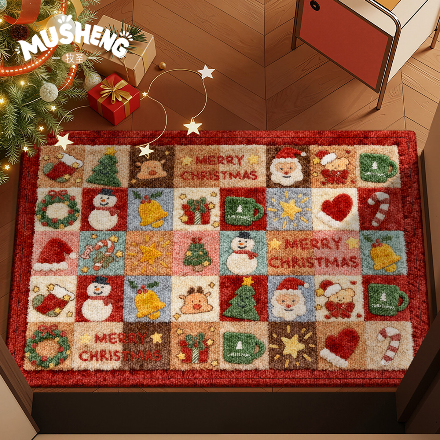 新年氛围高级感入户门地垫马年红色玄关防滑脚垫2026新款进门地毯,淘宝优惠券,粉丝福利购,淘宝优惠卷