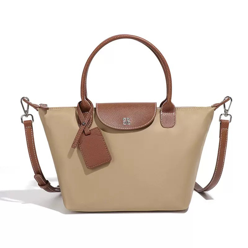 新款小号短柄手提包饺子包环保袋购物袋尼龙布包托特包单肩斜挎包,淘宝优惠券,粉丝福利购,淘宝优惠卷