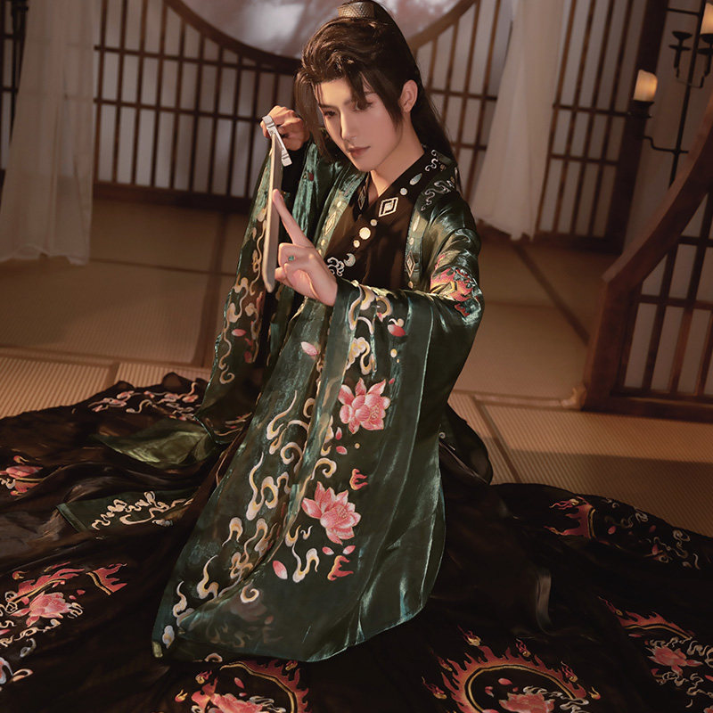 序绘原创天禄麒麟祥瑞大袖披风汉服 序绘汉服