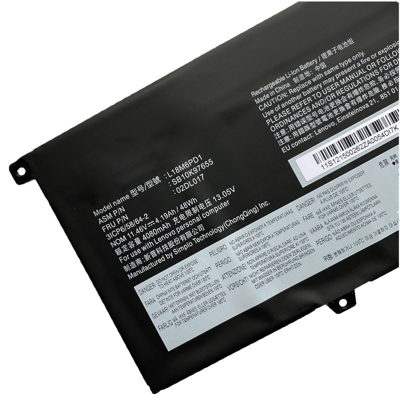 全新适用LENOVO L18M6PD1 X390 SB10K97655 02DL017笔记本电池-图0