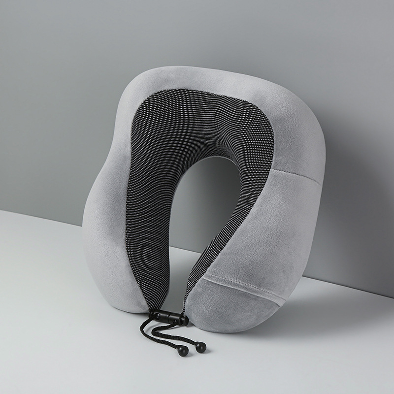 记忆棉驼峰U型枕飞机便携颈枕 memory foam portable neck pillow-图0