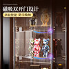 6-sided high transparency! Figure display cabinet with lights