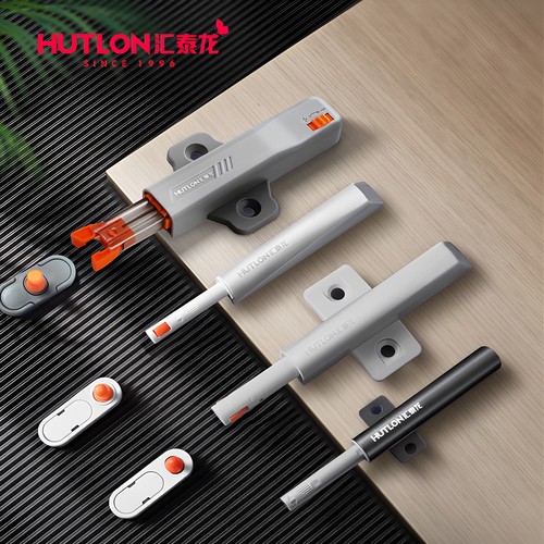 汇泰龙柜门反弹器按压式磁吸弹门器免拉手橱柜门隐形门碰珠自弹器 - 图0