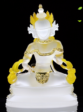 琉璃居家寺庙工艺品贴金佛像