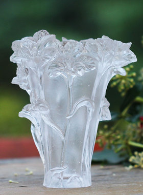 琉璃花瓶毛笔筒摆件工艺品