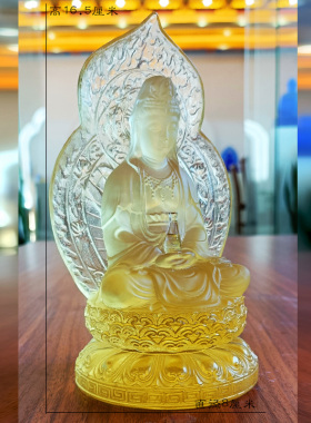 琉璃背板观音菩萨背板佛像摆件