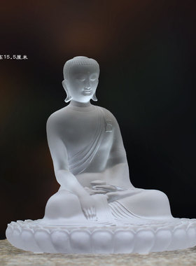 释迦牟尼佛琉璃佛像摆件