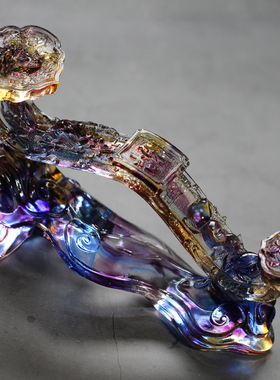 古法琉璃如意摆件招财镇宅艺术品