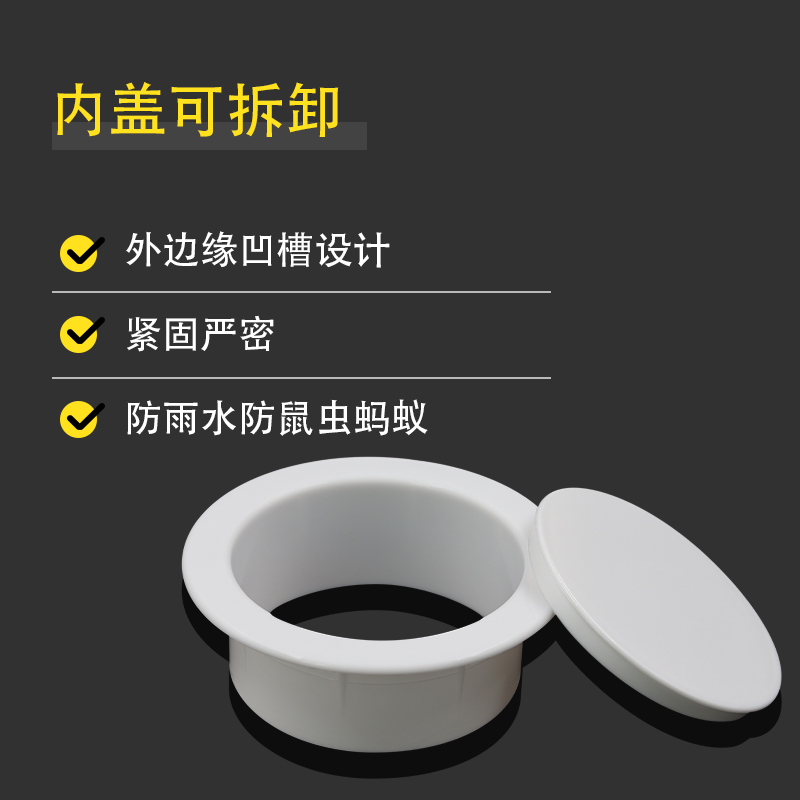 空调洞堵盖可拆盖墙孔遮挡密封空调孔装饰盖堵塞器墙孔护口遮丑圈,淘宝优惠券,粉丝福利购,淘宝优惠卷