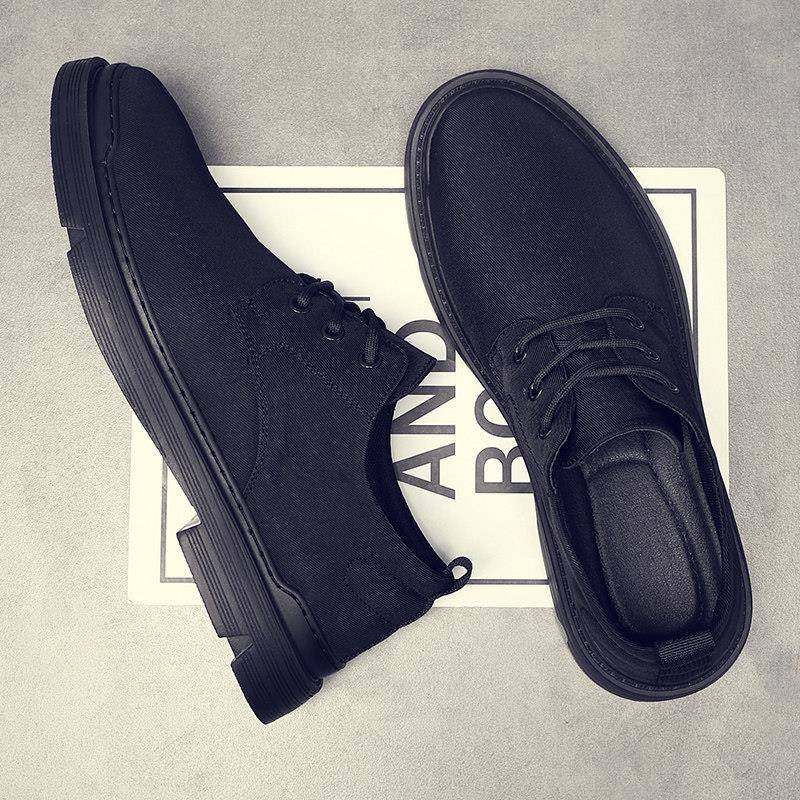 男鞋春秋新款透气布鞋男细带潮流百搭休闲板鞋男帆布鞋皮0110r,淘宝优惠券,粉丝福利购,淘宝优惠卷