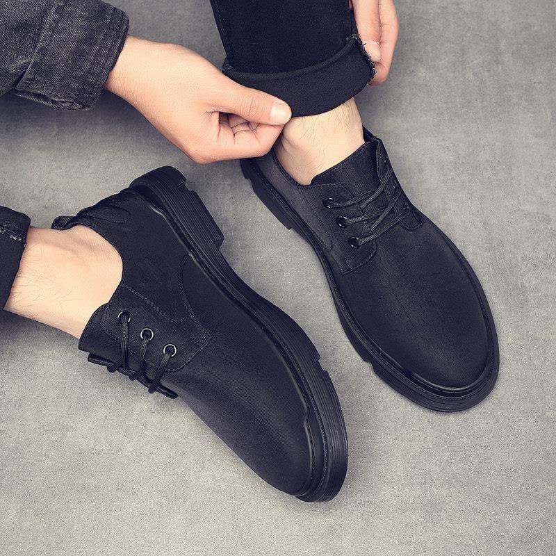 男鞋春秋新款透气布鞋男细带潮流百搭休闲板鞋男帆布鞋皮0110r,淘宝优惠券,粉丝福利购,淘宝优惠卷