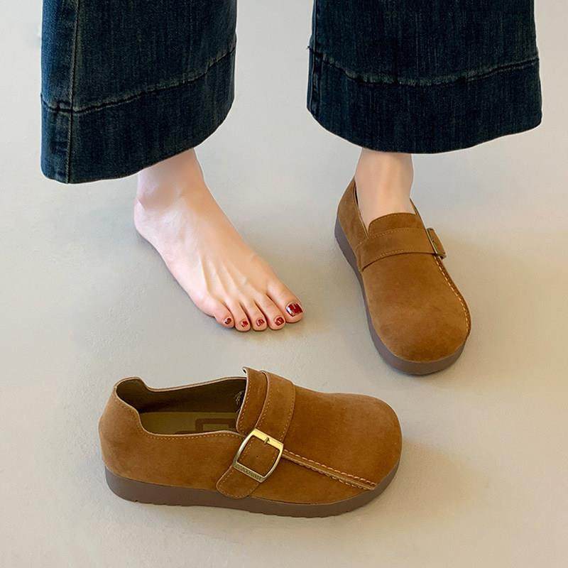 厚底2026新款女鞋春夏2026新款春季拖地豆豆鞋勃肯鞋0115w,淘宝优惠券,粉丝福利购,淘宝优惠卷