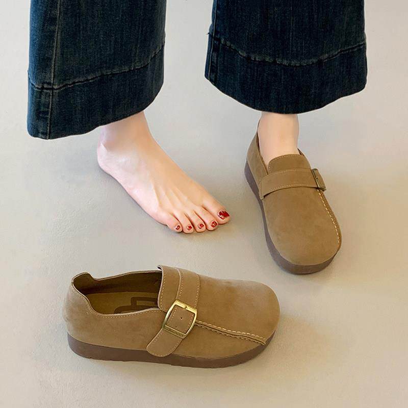 厚底2026新款女鞋春夏2026新款春季拖地豆豆鞋勃肯鞋0115w,淘宝优惠券,粉丝福利购,淘宝优惠卷