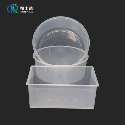 实验室塑料水槽透明方形水槽塑料圆形化学实验器材器皿耗材 虎窝淘