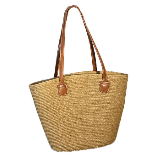 编织包包女大容量2026新款草编包单肩包夏天海边沙滩通勤包托特包 - 图3