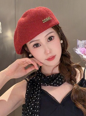2026新款女透气显脸小贝雷帽