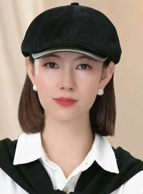 前进帽逛街休闲春秋复古时尚百搭