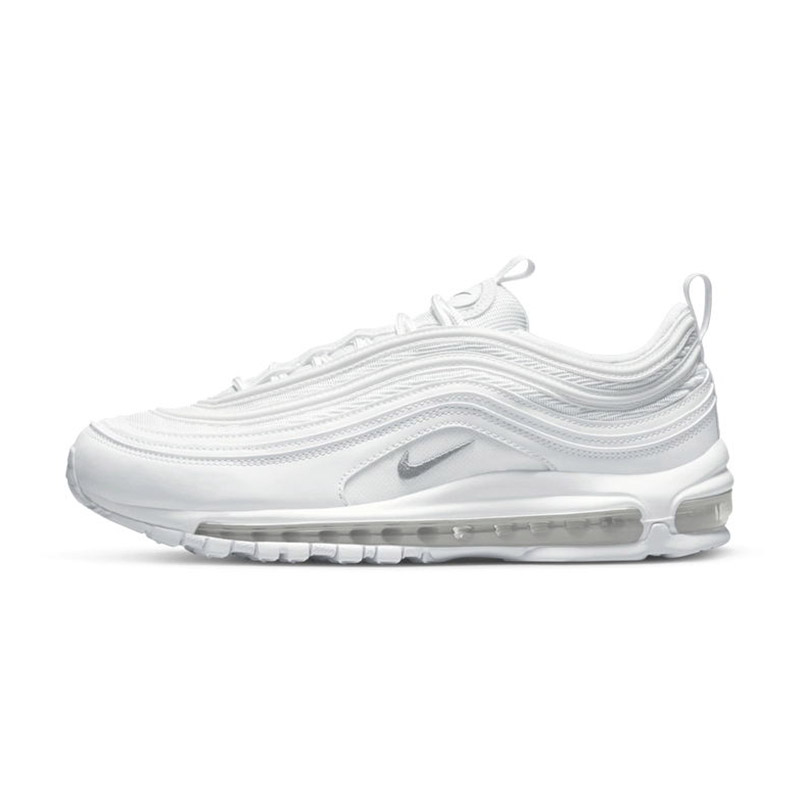 Nike/耐克 Air Max 97 纯白子弹 全掌气垫复古跑步鞋 921826-101