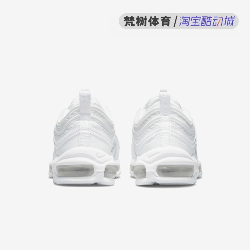 Nike/耐克 Air Max 97 纯白子弹 全掌气垫复古跑步鞋 921826-101