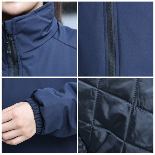工作服男装冬季棉衣袄外套定制防风冲锋衣维修工厂车间汽修劳保服 - 图3
