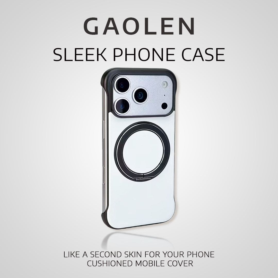 GAOLEN 零框感贴皮支架适用苹果17ProMax手机壳iphone16新款15Pm保护套14Pro透明ip13全包17p超火14air,淘宝优惠券,粉丝福利购,淘宝优惠卷