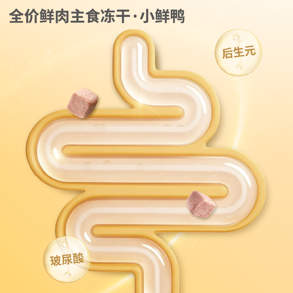 【天猫U先】朗诺小鲜鸭主食冻干猫粮成猫幼猫鸭肉鲜肉猫主粮10g*3 - 图3