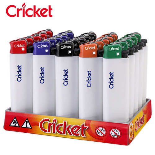 广告定制进口Cricket创意塑料个性滑轮砂轮一次性草蜢打火机批 - 图1