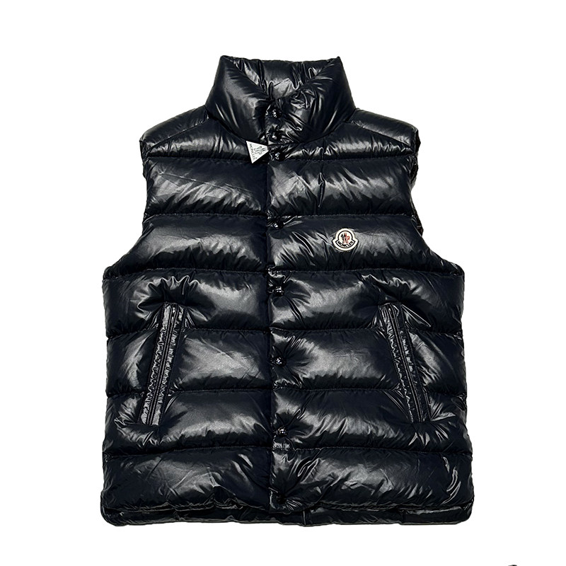 国内现货Moncler盟可睐秋冬新款TIBB立领海军蓝男女同款羽绒马甲,淘宝优惠券,粉丝福利购,淘宝优惠卷