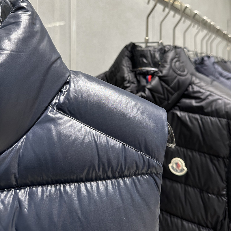 国内现货Moncler盟可睐秋冬新款TIBB立领海军蓝男女同款羽绒马甲,淘宝优惠券,粉丝福利购,淘宝优惠卷