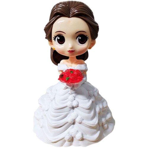 白雪公主蛋糕装饰摆件贝尔冰雪奇缘美人鱼索菲亚玩偶卡通儿童烘焙 - 图3