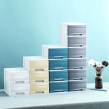 Pure Color Multi -Layer Cosmetics Desktop Маленький ящик для хранения кассовой кассы Файл Файл Пластиковый шкаф для хранения