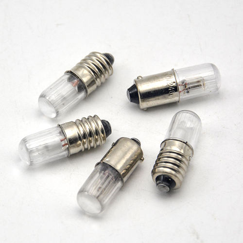 B9 E10卡口螺口灯珠6.3V12V24V110V220V380V塑壳氖泡指示小灯泡 - 图2