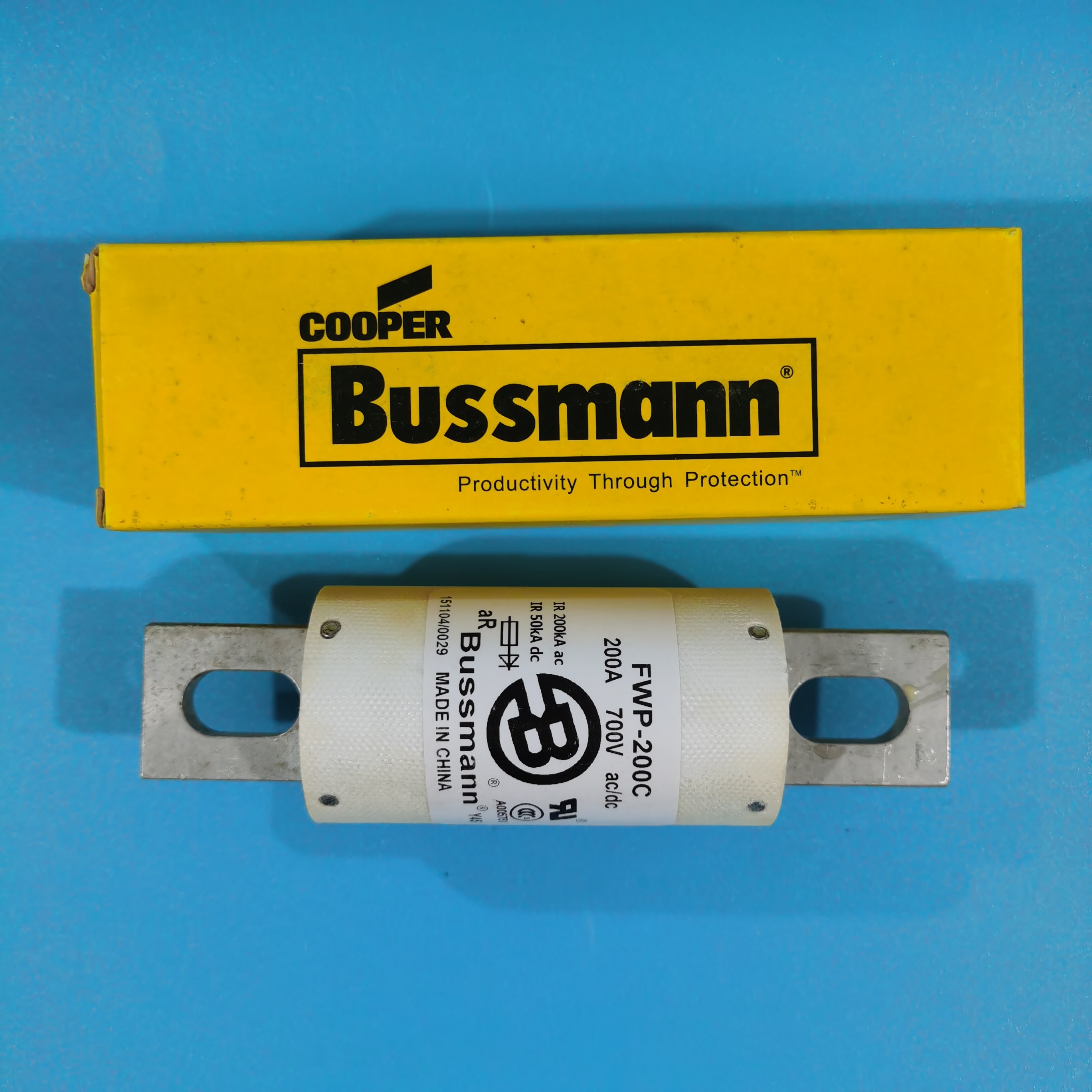 巴斯曼FWP-80A/100/150/200A/250/300/A350/400A700V熔断器保险丝 - 图0