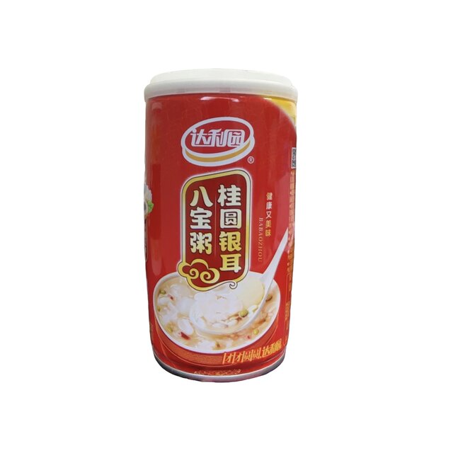 Black rice, purple sweet potato, longan, tremella and lotus seeds instant porridge, slightly flat packaging
