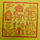 100 pieces of soldiers, horses, grain and grass handmade cinnabar Jade Emperor Tongbao money Qingming Festival Hungry Ghost Festival Winter Solstice tomb sweeping