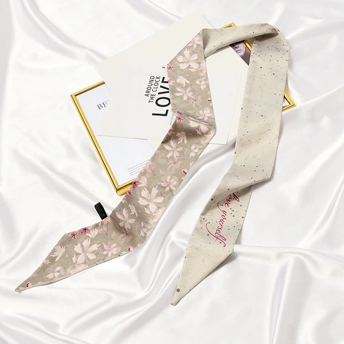 Шейный платок, универсальный тонкий шарф, осенний костюм