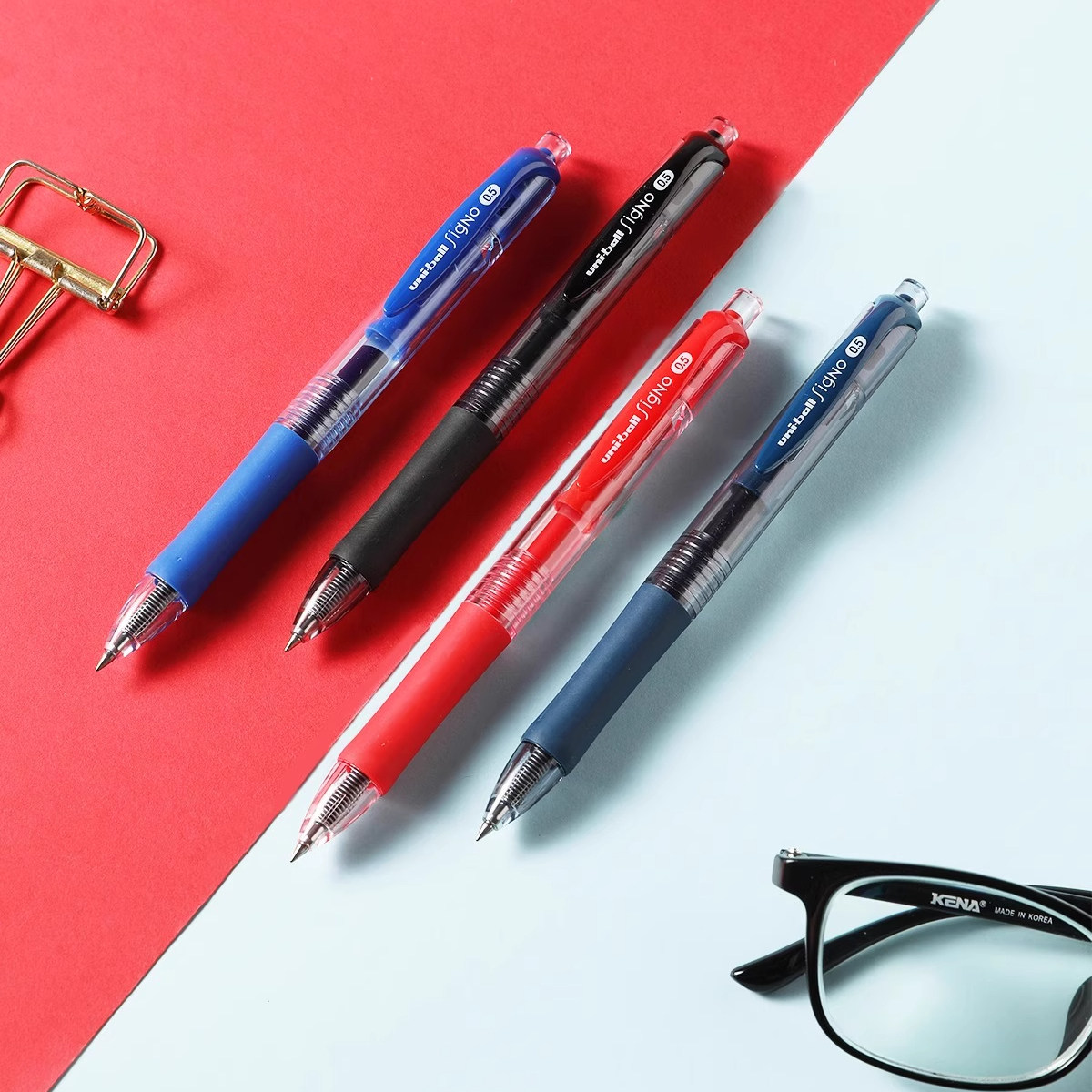 日本uni三菱笔按动中性笔UMN152学生用黑笔85N笔芯0.5水笔大容量快速回芯办公签字蓝黑红笔速干水性啫喱笔,淘宝优惠券,粉丝福利购,淘宝优惠卷