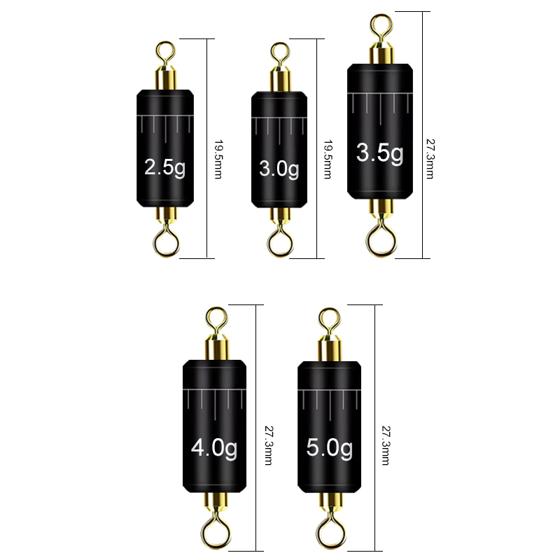 八字环铅坠连接器钓鱼专用飞磕铅8字环一体刻度双环铅转环克度铅 - 图1