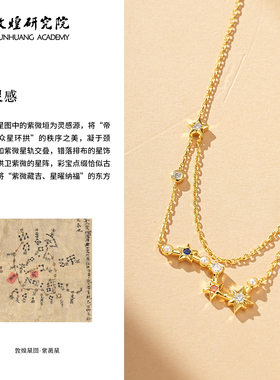 敦煌研究院北斗七星吊坠项链