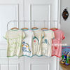 Girls one-piece pajamas Modal summer short-sleeved little girl nightgown baby children's anti-kick quilt air-conditioned home clothes
