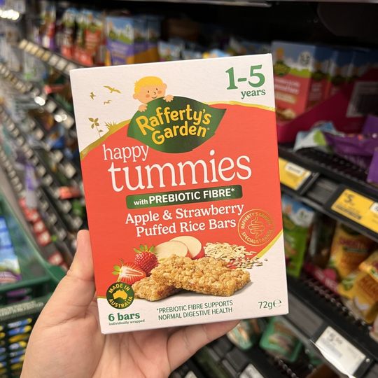澳洲Rafferty's Garden婴儿童水果奇亚籽燕麦棒饼干1岁+宝宝零食