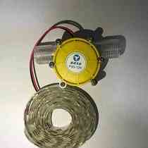 DC hydro-diy12v with stabilized generator home small water wheel permanent magnet pipe brushless generator