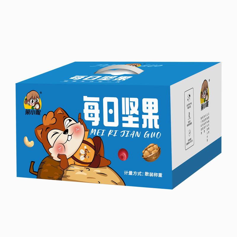 菓小妮 每日坚果礼盒装30包/箱孕妇儿童混合干果仁美味零食大礼包 - 图3