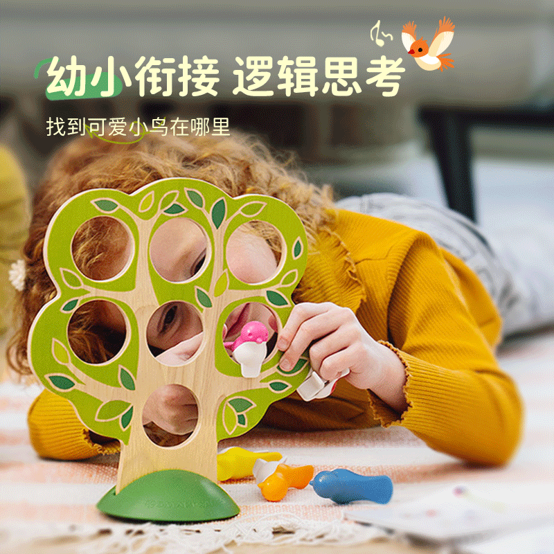 SmartGames小鸟安家5岁+逻辑空间思维玩具生日礼物