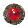 Lingli handle louver wheel grinding head sandpaper 6mm electric polishing impeller cylindrical conical emery cloth grinding wheel