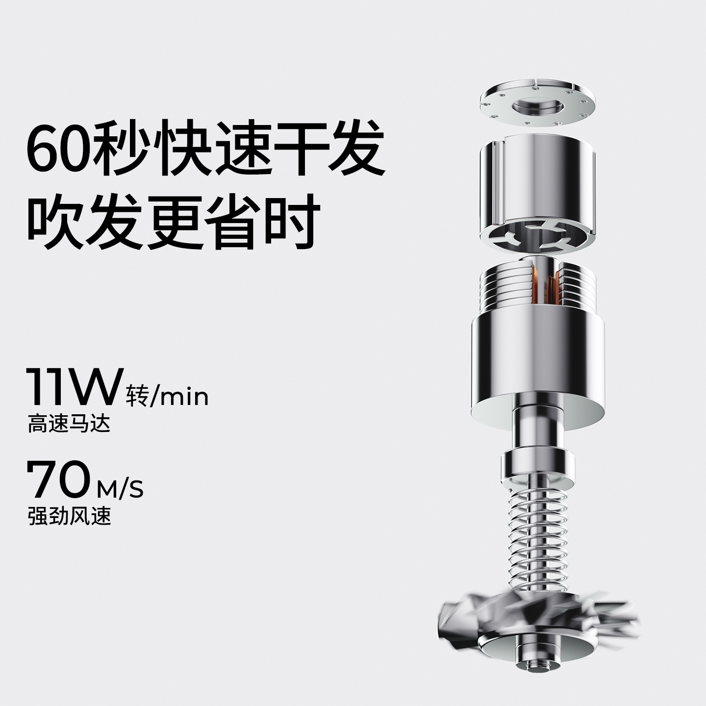 直白复古高速吹风机负离子电吹风家用大风力风筒生日礼物女生礼盒