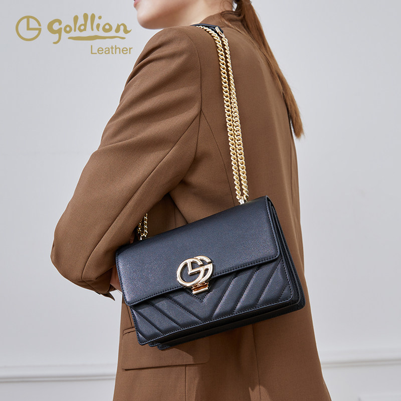 金利来2023年新款链条小方包小女包 金利来一品仓女士包袋