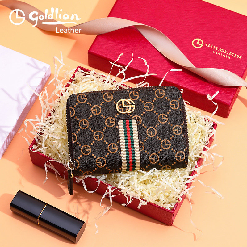 金利来正品2020新款卡包印花零钱包 金利来一品仓卡包