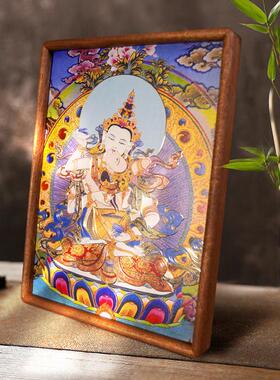 金刚萨埵佛尊铜雕画桌面摆台