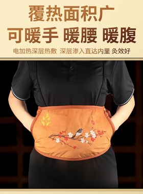 让艾飞艾宝宝暖手袋暖肚子疼大姨妈神器艾灸热敷包电加热腹部护腰